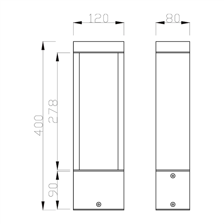 Cast Alu Lighting Bollard