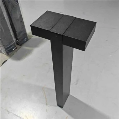 اندرونی فلینج LED بولارڈ اینٹی-UV LED گارڈن لائٹ ڈبل ہیڈ